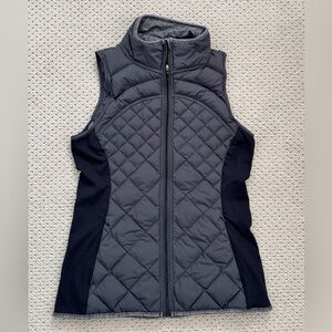 Lululemon Fluff Off Down Vest - Charcoal Grey - Size 12